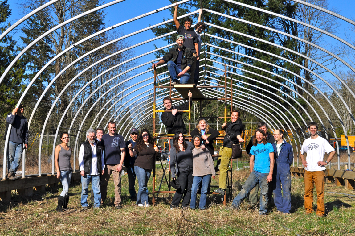 Greenhouse in Delta is built with support from BCAHL’s Community Capacity Building Initiative