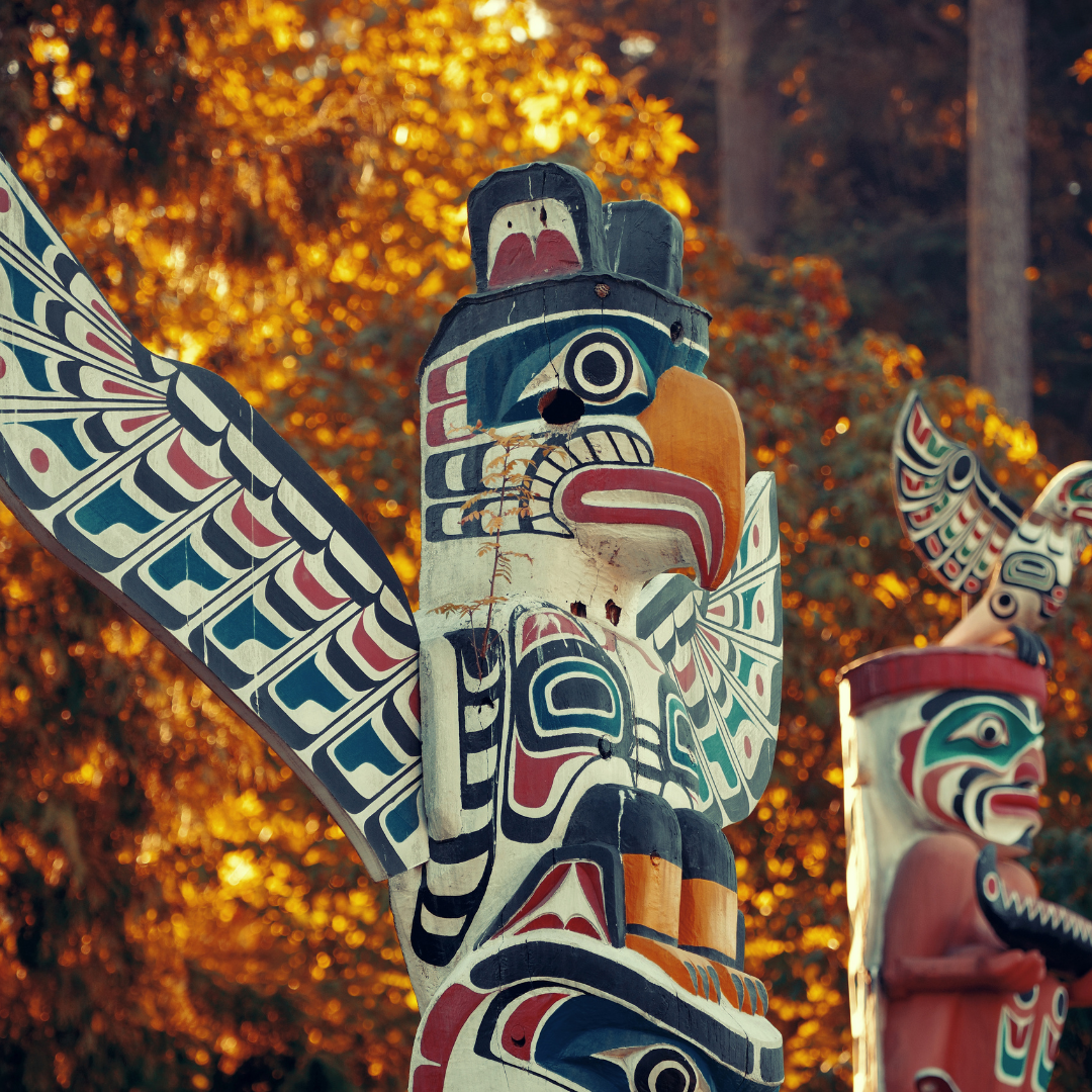 Indigenous totem for Truth and Reconciliation Day